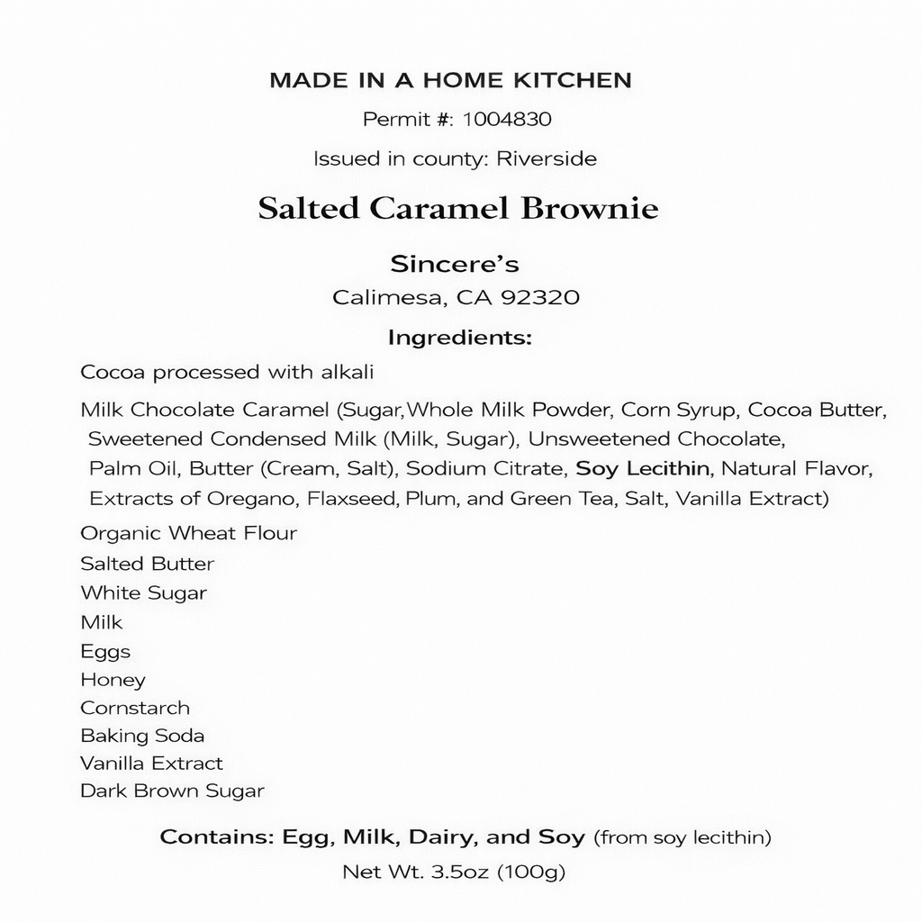 Salted Caramel Brownie