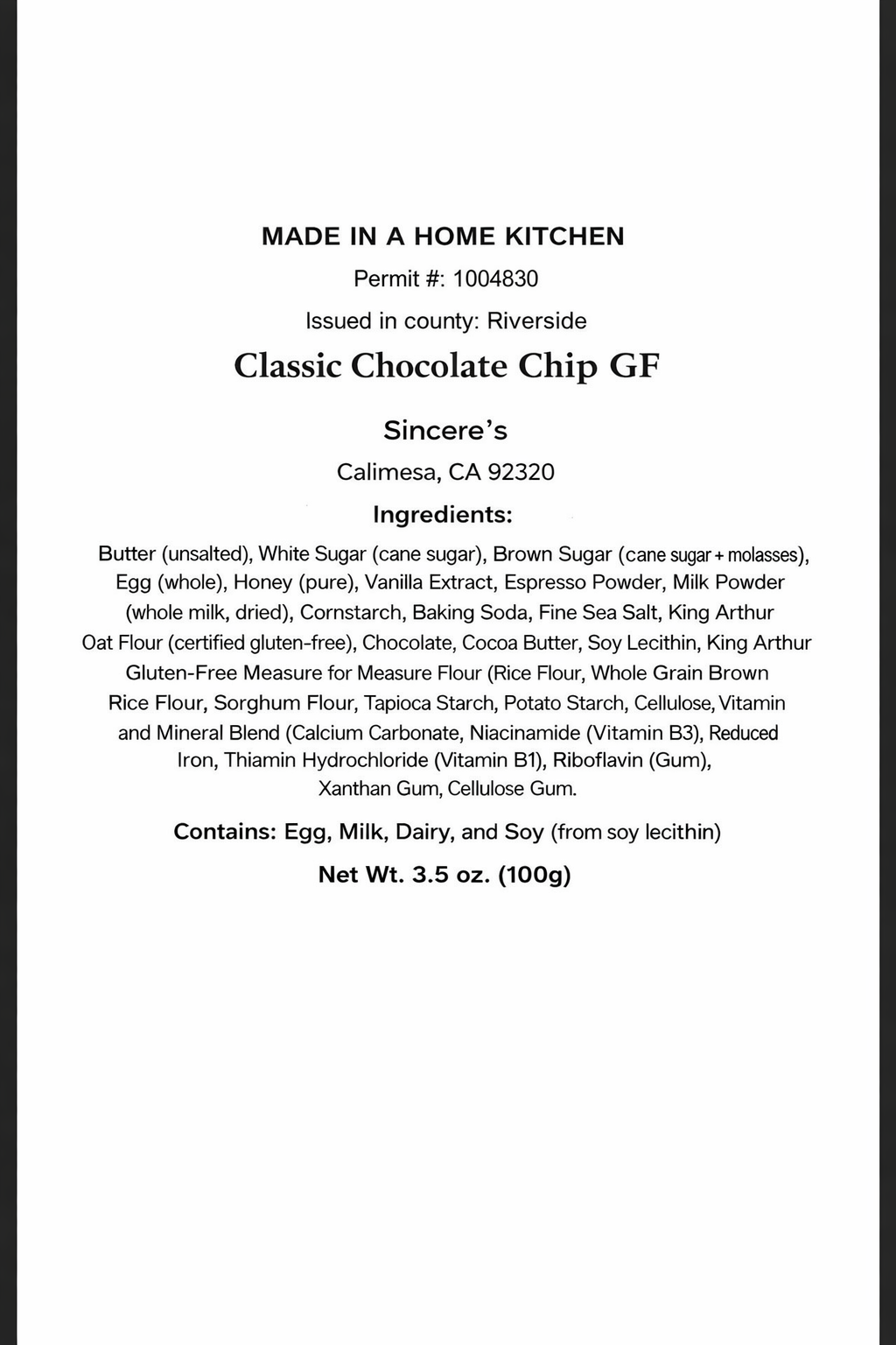 Campfire S'mores (GF)